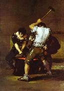 Francisco Jose de Goya, La fragna (Smithy).